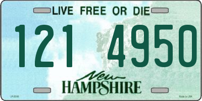 NH license plate 1214950