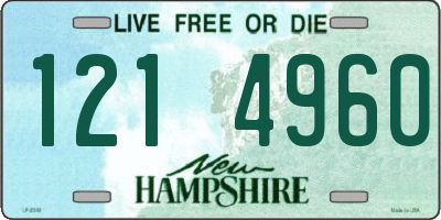NH license plate 1214960