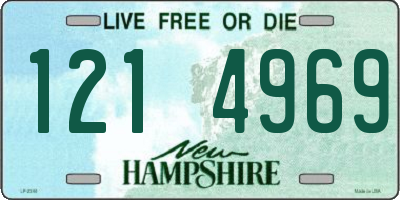 NH license plate 1214969