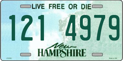 NH license plate 1214979