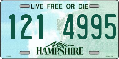 NH license plate 1214995