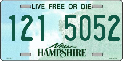 NH license plate 1215052