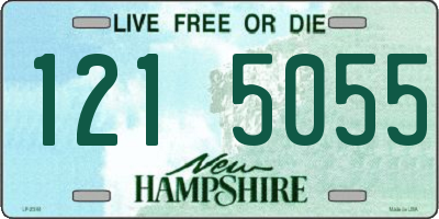 NH license plate 1215055