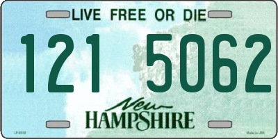 NH license plate 1215062