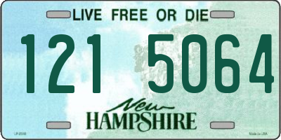 NH license plate 1215064