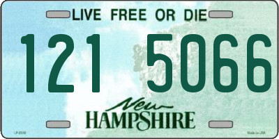 NH license plate 1215066