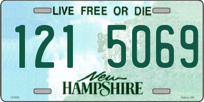 NH license plate 1215069