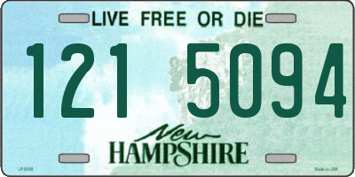 NH license plate 1215094
