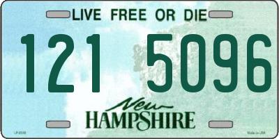NH license plate 1215096