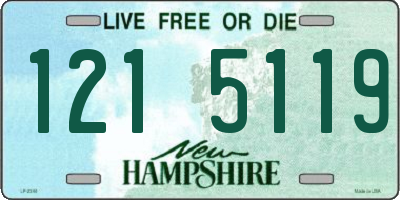 NH license plate 1215119