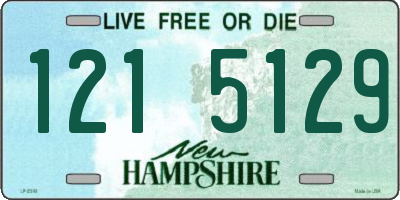 NH license plate 1215129