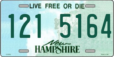 NH license plate 1215164