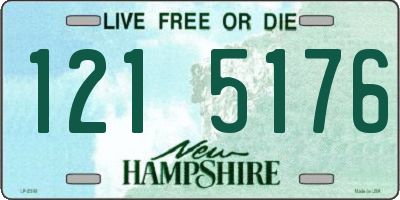 NH license plate 1215176