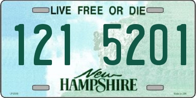 NH license plate 1215201