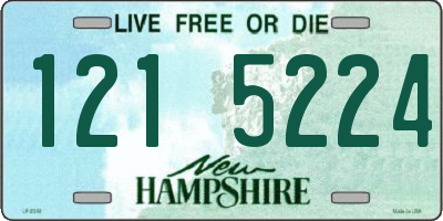 NH license plate 1215224
