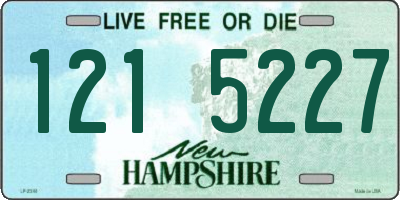 NH license plate 1215227