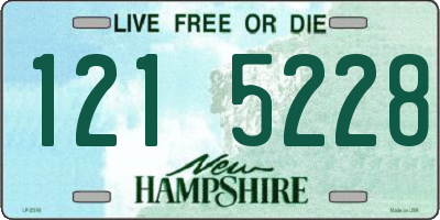 NH license plate 1215228