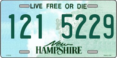 NH license plate 1215229