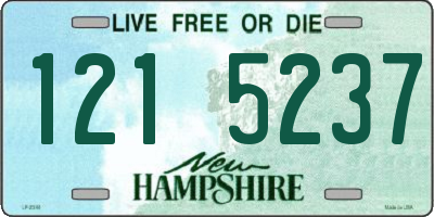 NH license plate 1215237