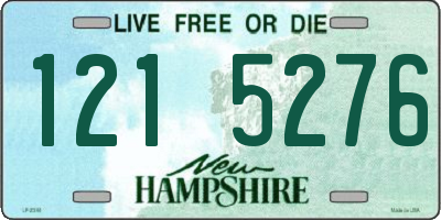 NH license plate 1215276