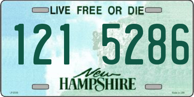 NH license plate 1215286