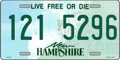 NH license plate 1215296