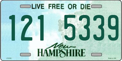 NH license plate 1215339