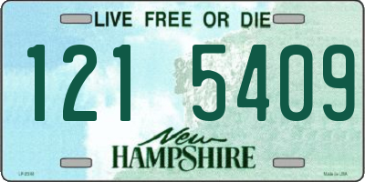 NH license plate 1215409