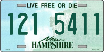NH license plate 1215411