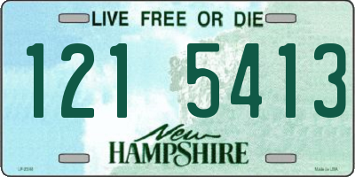 NH license plate 1215413