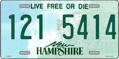 NH license plate 1215414
