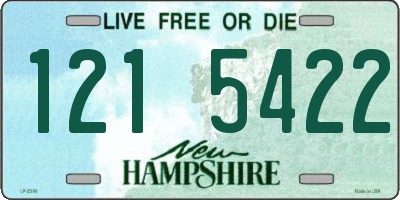 NH license plate 1215422