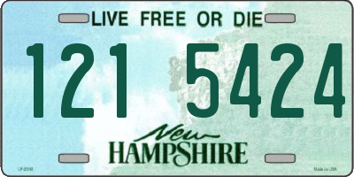NH license plate 1215424