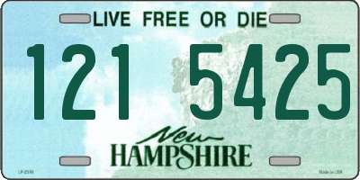 NH license plate 1215425