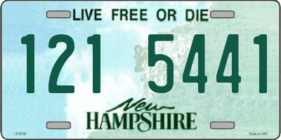NH license plate 1215441