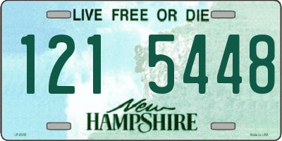 NH license plate 1215448