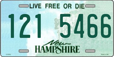 NH license plate 1215466