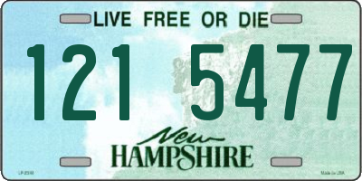 NH license plate 1215477