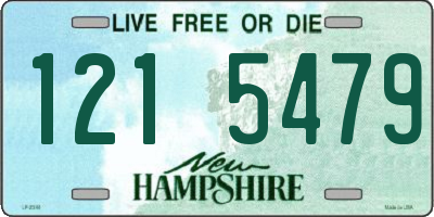 NH license plate 1215479