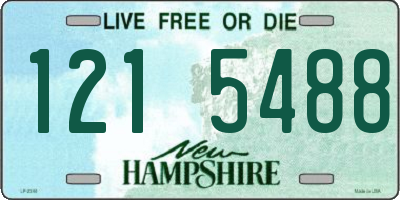 NH license plate 1215488