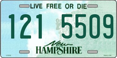 NH license plate 1215509