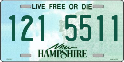 NH license plate 1215511