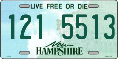 NH license plate 1215513