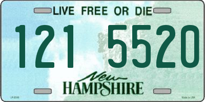 NH license plate 1215520