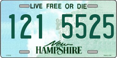 NH license plate 1215525