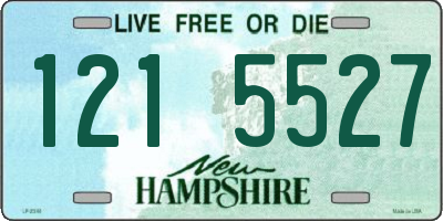 NH license plate 1215527