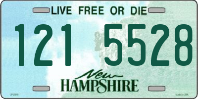 NH license plate 1215528