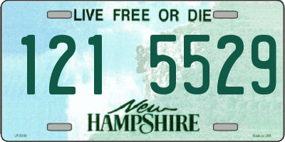 NH license plate 1215529