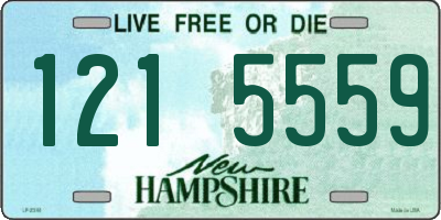 NH license plate 1215559
