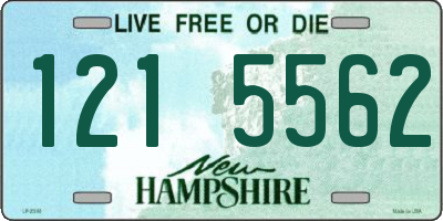 NH license plate 1215562